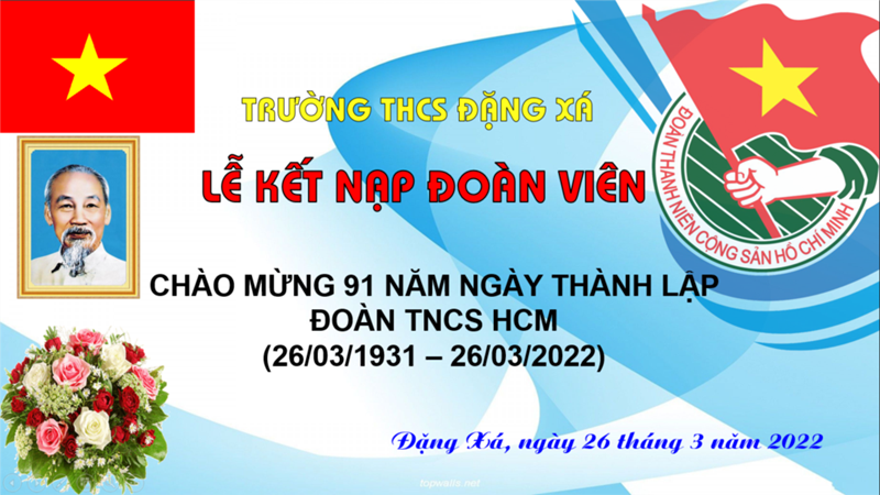 Chào mừng 91 năm ngày thành lập đoàn tncs hcm